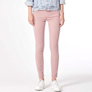 AG Adriano Goldschmied Legging Ankle Dusty Pink Skinny Jeans Size 26